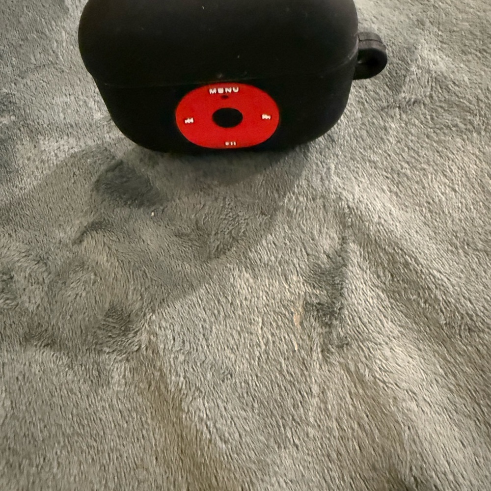 Black and Red AirPods Case
